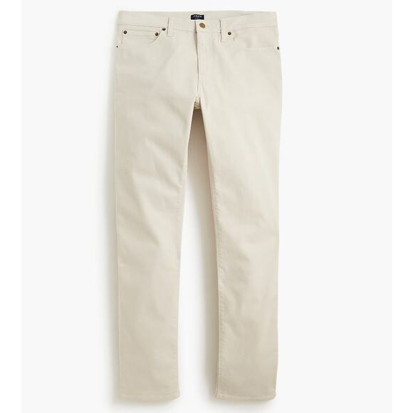 J.Crew Slim Fit Garment Dyed Five Pocket Pant Stone Beige Straight W29 L30 NWT - Picture 4 of 14